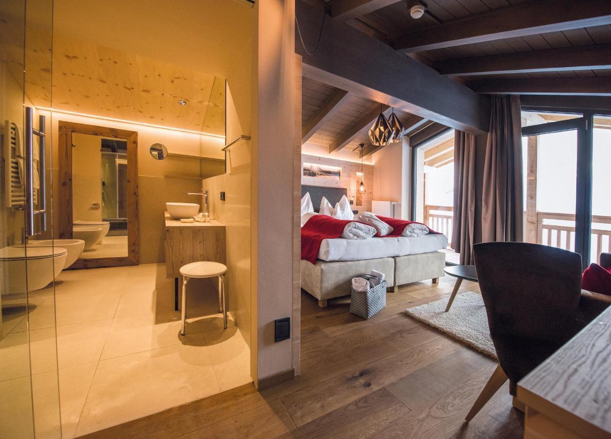 Hotel Goldknopf Alpe Di Siusi Buitenkant foto